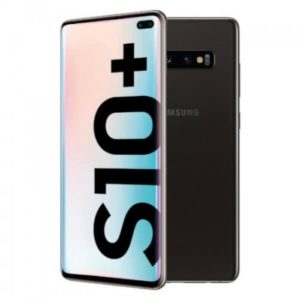 Samsung Galaxy S10 Plus Prism White front back view