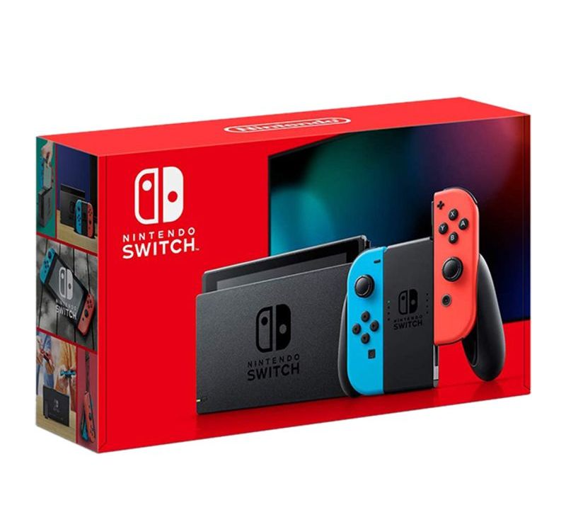 Nintendo Switch Console (With Extended Battery Life) - Neon