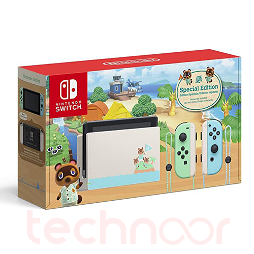 Nintendo Switch Console Animal Crossing Edition