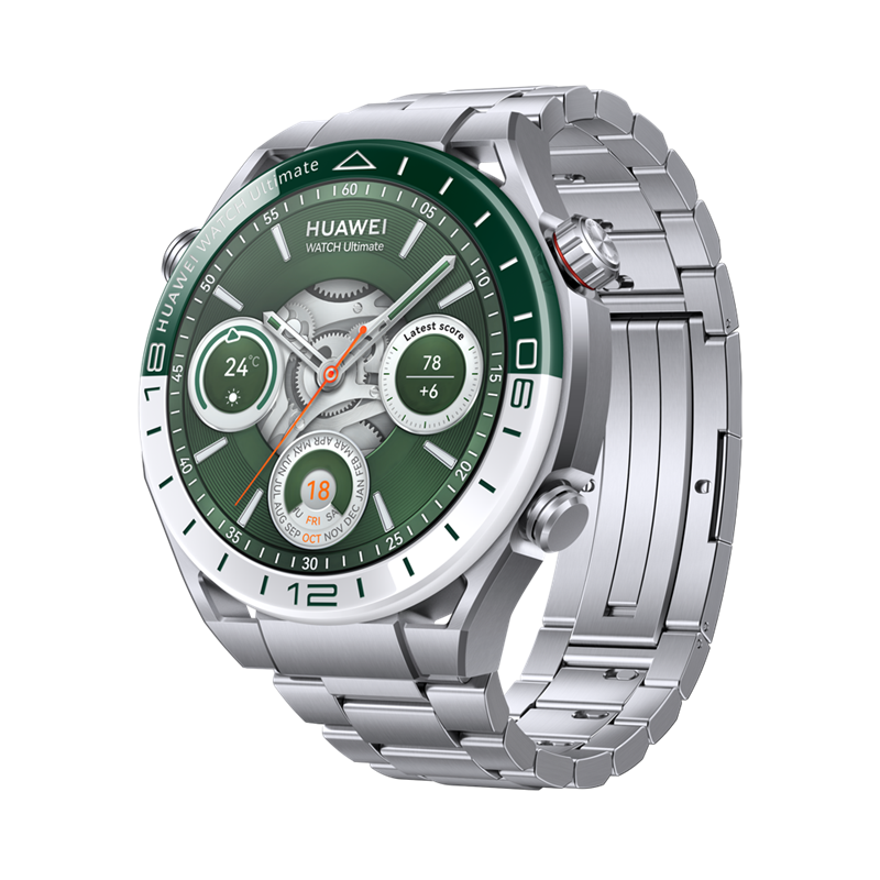 Huawei Watch Ultimate  Green Titanium Strap