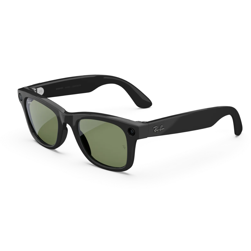 Meta Ray-ban Wayfarer (Gen 2) Shiny Black - Green