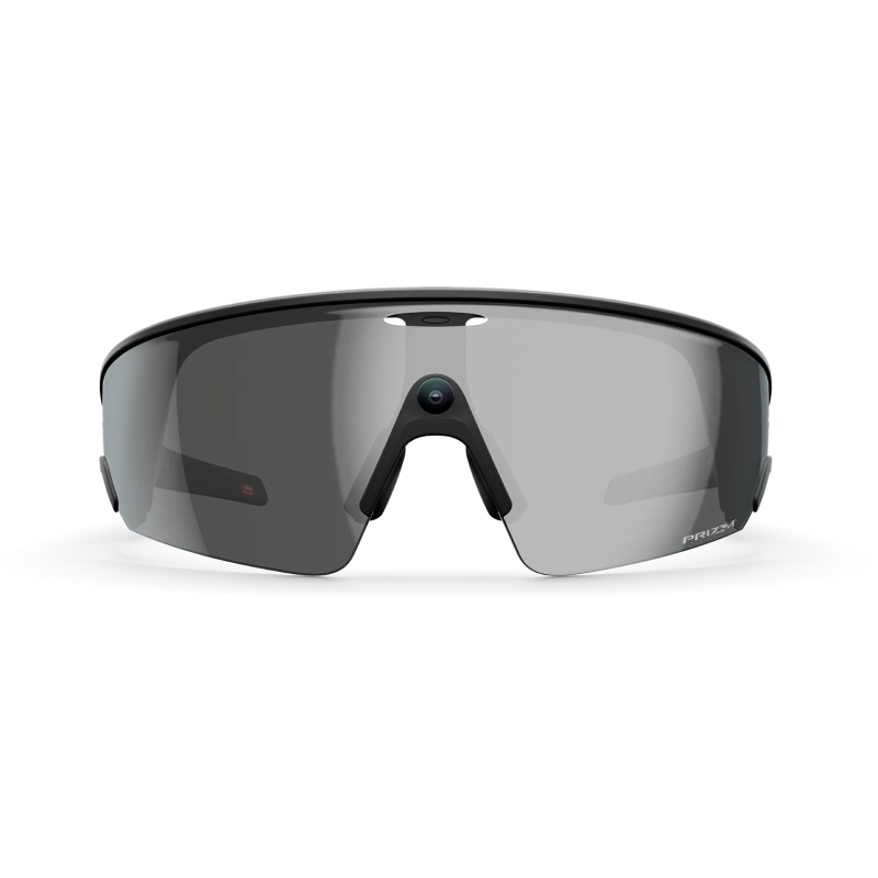 Oakley Meta Vanguard Unisex Half-Rim Rectangle Sunglasses Prizm™ Black - Image 3