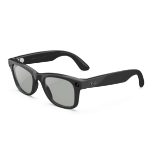 Meta Ray-ban Wayfarer (Gen 2) Shiny Black - Clear to Graphite Green Transitions®